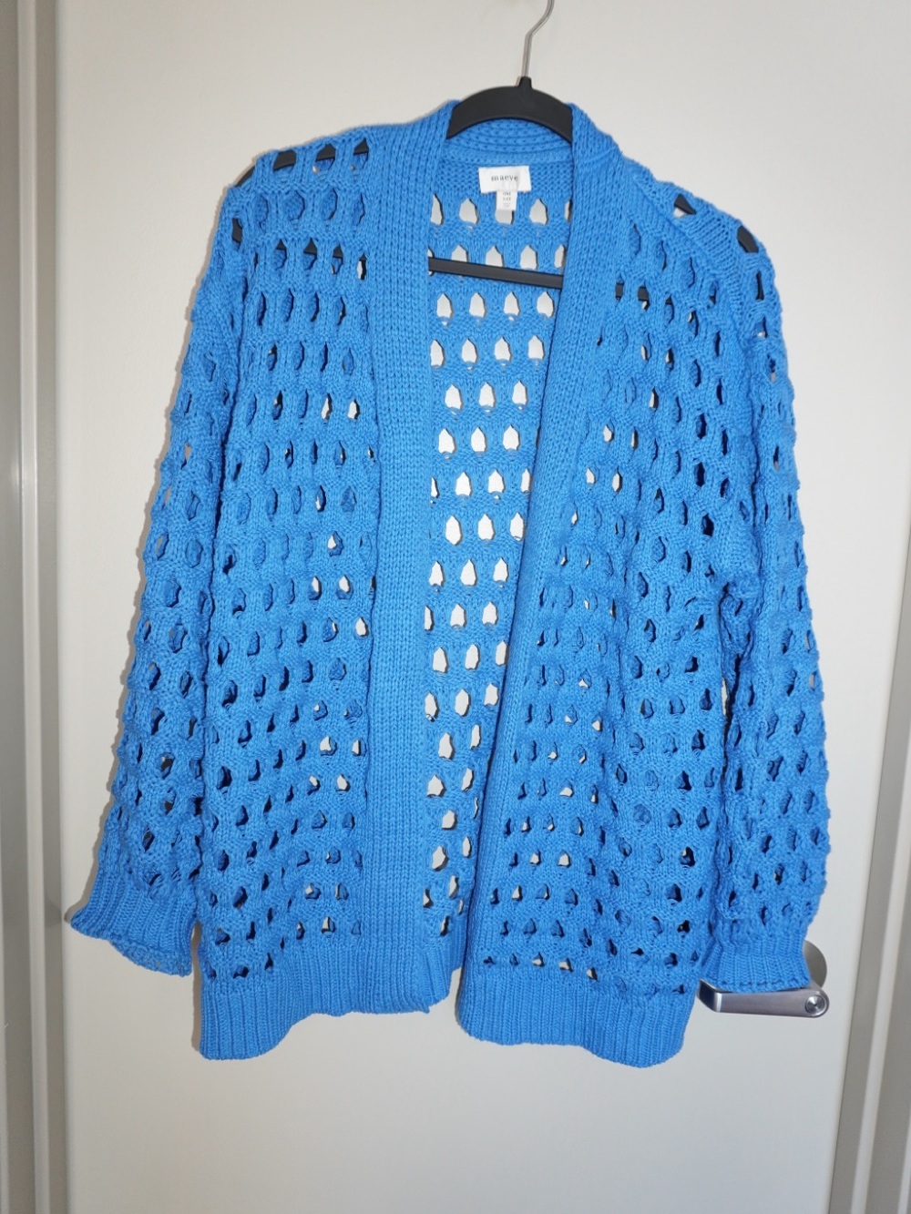 Anthropologie Maeve Chunky Open-Stitch Cardigan